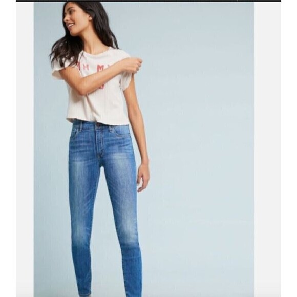 Anthropologie Pilcro & The Letterpress Women's  Distressed Skinny Jeans Size 27 - Picture 1 of 9